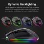 Redragon M801 PC Gaming Mouse LED RGB Backlit MMO 9 Programmable Buttons Mouse with Macro Recording Side Buttons Rapid Fire Button for Windows Computer Gamer (Wired, Black)