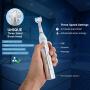 Triple Bristle Best Sonic Electric Toothbrush - Whiter Teeth & Brighter Smile - Rechargeable 31,000 VPM Tooth Brush is Unique & Patented 3 Brush Head Design - Perfect Angle Bristles Clean Each Tooth