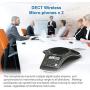 VTech VCS702 ErisStation DECT 6.0 Conference Phone with Two Wireless Mics using Orbitlink Wireless Technology