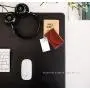 FYY Handmade Premium PU Leather Business Name Card Case Universal Card Holder with Magnetic Closure (Hold 30 pics of Cards) Brown