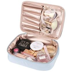 Mossio Portable Travel Makeup Beauty Bag Multifunction Cosmetic Organizer for Women Girls with Inner Pouch