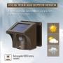 1/2 Mile Solar Driveway Alarm Sytem Wireless Long Range Outdoor Weather Resistant Motion Sensor & Detector- Driveway Alarms Wireless Outside Monitor & Protect