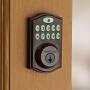 Kwikset 99140-008 SmartCode 914 Keypad Keyless Entry Zigbee Smart Lock Connected Deadbolt Door Lock Featuring SmartKey Security in Venetian Bronze