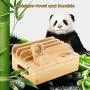 Charging Station for Multiple Devices, SNEDIY Bamboo Charging Station Dock for 4/5/6 Ports USB Charger, 7 in 1 Desktop Docking Station Without Power Supply Compatible with iPhone/iPad/Airpods/iWatch