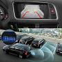 DALLUX License Plate Backup Camera,Car RV Van Truck Rear View Front View Reverse Camera IP68 Waterproof HD Color 170 Degree Wide Viewing Angle 7 LED Night Vision with Guide Line ON/Off