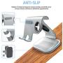 Phone and Apple Watch Stand, Apple Watch Stand Charger, ZVEdeng 2 in1 Universal Desktop Stand Holder for iPhone 12 Pro Max/12 Pro/12/12 Mini, Phone and Apple Watch(38mm-42mm)-Gray Leather