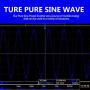 Pure Sine Wave 2000Watt Car Power Inverter Converter DC 12V to 120V AC with Remote Control and LCD Display 1 AC Terminal Block 2 AC Outlets 2x2.4A USB Ports for RV Truck Boat by VOLTWORKS (12VBlue)