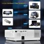 YABER Y31 Native 1920x 1080P Projector 7200L Upgrade Full HD Video Projector, ±50° 4D Keystone Correction Support 4K, LCD LED Home Theater Projector Compatible with Phone,PC,TV Box,PS4 (White)