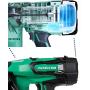 Metabo HPT NT1865DMASM 18V 15 Gauge Cordless Brushless Lithium-Ion Finish Nailer Kit