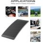 JIMISHA 4 Pack Anti-Slip Car Dash Sticky Pads 6.3 x 2.8 in, Cell Phone Dashboard Holder, Radar Detector Non-Slip Mat, Heat Resistant, Dont Stink, Leave no Residue