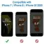 JETech Case Compatible with iPhone 8, iPhone 7, iPhone SE 2020, 4.7-Inch, Shockproof Bumper Cover, Anti-Scratch Clear Back, Clear