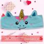 CozyPhones Kids Headphones for Girls Volume Limited with Thin Speakers & Super Soft Stretchy Headband - Perfect Toddlers & Children’s Earphones for Home, School & Travel - Mystic Unicorn