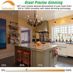 12-Pack Dimmable E12 LED Candelabra Bulbs 40Watt Equivalent, 2700K Warm White, 450Lumens, 4W B11 Vintage Chandelier Light Bulbs, LED Filament Clear Glass Candle Lamp for Ceiling Fan Home Decor