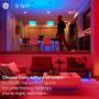 C by GE A19 Smart LED Bulbs - Full Color Changing Light Bulbs with App Control, 2-Pack, Smart Light Bulb Works with Alexa and Google Home, Color Light Bulbs for Bedroom, Bluetooth Light Bulbs