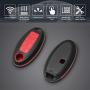 TANGSEN Key Fob Case Cover for INFINITI EX FX X G JX M Q QX Series for NISSAN ALTIMA COUPE ARMADA GTR GT-R MAXIMA MURANO CROSS CABRIOLET PATHFINDER ROGUE SENTRA VERSA 4 Button Keyless Entry Remote