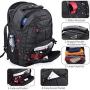 Laptop Backpack 18.4 Inch Waterproof Extra Large TSA Travel Backpack Anti Theft College School Business Mens Backpacks with USB Charging Port 17.3 Gaming Computer Backpack for Women Men Black
