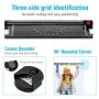 Goplus Laminator Machine, A4 Thermal Laminating Machine with 25 Pouches, Paper Trimmer, Corner Rounder, 9 Inches Personal Laminator for Home School Office, Small Hot Cold Lamination Machine