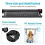 Goplus Laminator Machine, A4 Thermal Laminating Machine with 25 Pouches, Paper Trimmer, Corner Rounder, 9 Inches Personal Laminator for Home School Office, Small Hot Cold Lamination Machine