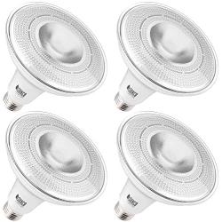 Sunco Lighting 4 Pack PAR38 LED Bulb 13W=100W, 5000K Daylight, 1050 LM, Dimmable, Indoor/Outdoor Spotlight, Waterproof - UL & Energy Star Listed