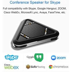 Tenveo A500B Bluetooth Conference Speakerphone - Conference Call Speaker - Conference Microphone for skype Zoom 5-8 People Business Conference
