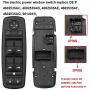 Driver Side Master Power Window Switch 4602535AC Compatible for 2008 2009 Chrysler Town & Country Dodge Grand Caravan 4602535AG 4602535AF 4602535AD- No Auto (3 PINs + 0 PINs) PINS Checked Needed