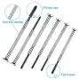 Screwdriver Set, 6 Different Size Flathead and Phillips Mini Screwdrivers Set with 1pcs Premium Small Eyeglasses Screwdriver Kit for Glasses, Electronics, Toys- with Case Screwdriver Set, 6 Different Size Flathead and Phillips Mini Screwdrivers Set with 1pcs Premium Small Eyeglasses Screwdriver Kit for Glasses, Electronics, Toys- with Case