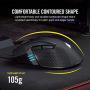 Corsair Ironclaw RGB - FPS and MOBA Gaming Mouse - 18,000 DPI Optical Sensor - Backlit RGB LED, Black