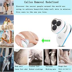 Electric Foot Callus Remover-Electric Foot File Pedicure Tools Built-in Vacuum,Electric vacum Foot Grinder,Professional Pedicure Tools Feet Care for Dead, Hard Cracked Dry Skin