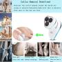 Electric Foot Callus Remover-Electric Foot File Pedicure Tools Built-in Vacuum,Electric vacum Foot Grinder,Professional Pedicure Tools Feet Care for Dead, Hard Cracked Dry Skin