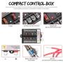 8 Gang Switch Panel Automatic Dimmable, Swatow Industries Switch Pod Electronic Relay System Circuit Control Box Universal Touch Switch Box Power System for Truck ATV UTV Car Boat Waterproof