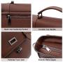 Laptop Bag,15.6 Inch Women Laptop Briefcases Business Laptop Shoulder Bags Structured Work Tote Bag with Professional Padded Compartment for Tablet Notebook Ultrabook