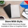 Toshiba Canvio Slim 1TB Portable External Hard Drive USB 3.0, Silver (HDTD310XS3DA)
