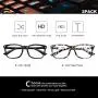 Blue Light Blocking Glasses Square Computer Glasses Women/Men,Wearpro 2PACK Nerd Reading Gaming Glasses Non Prescription