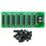 Electronics-Salon 1R - 9999999R Seven Decade Programmable Resistor Board, Step 1R, 1%, 1/2 Watt.