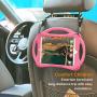 TopEsct Kids Case for iPad Mini 5 4 3 2 1,Silicone Childproof for All Kinds of iPad Mini, Built-in Handle Stand, Comes with a Strap. (Pink)