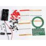 DIY Electronic Kits Projects kit Set Gradient Blue LED Page Loading Circular Symbol Production kit Electronic DIY Parts 4017 NE555 Welding Training