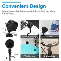 32GB Mini HD 1080P Wireless Hidden Camera,Home WiFi Remote Security Cameras,Smart Motion Detection ,Instant Push Notifications, Remote Playback,Magnetic Feature,Night Vision Spy Camera,by HZTCAM