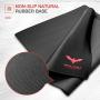 HAVIT Big Gaming Mouse Pad Large Mouse Pads Extended Desktop Keyboard Mat, Non-Slip Base Ergonomic Mousepad(39.37 ×16.93 × 0.16 Inch)Black XXXL