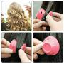 Emoly 40 Pcs Magic Silicone Hair Rollers - Include 20pcs Large Silicone Curlers and 20pcs Small Silicone Curlers，Styling Tool Professional Accessories（Blue）