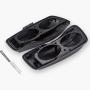 Moto Onfire Big Blue Pearl, Dual 6x9 inch, Speaker Lids Fit for Harley Touring, Street Glide, Road Glide, 2014 2015 2016 2017 2018 2019 2020