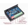 USB Mach3 CNC Router 4 Axis 2Nm Stepper Motor Driver Kit with 360W 36V 10A Power Supply 100KHz 110V 220V (4 Axis)