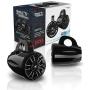 BOSS Audio Systems MRWT40 Marine Waketower Speaker System - 400 Watts of Power Per Pair, 200 Watts Each, 4 Inch, Full Range, 2 Way, Marine grade Weatherproof, Sold In Pairs