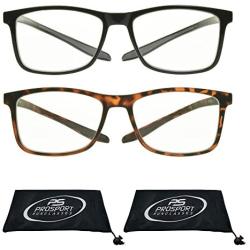 Multifocal Progressive 3 Magnifications in 1 Lens No Line Computer Gaming Reading Glasses for Men & Women
