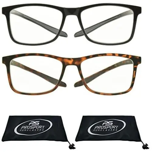 Multifocal Progressive 3 Magnifications in 1 Lens No Line Computer Gaming Reading Glasses for Men & Women