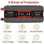 Cantonape 800W/2000W(Peak) Car Power Inverter DC 12V to 110V AC Converter with LCD Display Dual AC Outlets and Dual USB Car Charger for Car Home Laptop Truck Cantonape 800W/2000W(Peak) Car Power Inverter DC 12V to 110V AC Converter with LCD Display Dual AC Outlets and Dual USB Car Charger for Car Home Laptop Truck
