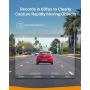 Roav Dash Cam by Anker, Full HD 1080p Resolution, Sony Starvis Sensor, Built-in GPS, Wi-Fi, Nighthawk Vision, Wide-Angle Lens, Motion Detection, Parking Mode, SD Card NOT Includ