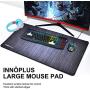 Gaming Mouse Pad, Large Mouse Pad XL Black, Mouse Pads for Computers 31.5×15.75In, Large Extended Gaming Keyboard Mouse Pads, Big Desk Mouse Mat Designed for Gaming Surface/Office, Durable Edges