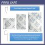 Dry & Dry 2 Gram [100 Packets] Premium Pure Silica Gel Packets Desiccant Dehumidifier Silica Gel Packs - Food Safe Rechargeable Silica Packets Silica Gel Packs