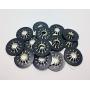 Black CD Hub Center with Adhesive Backing Consumer Portable Electronics/Gadgets (50 in A Pack) Branded Master Cables Product