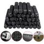 EX ELECTRONIX EXPRESS 36 Pc Steel Metal Letter and Number Stamp Punch Tool Set Kit (78BWSTAMPSET)